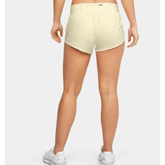 Under Armour 1351186-014 Women's Size Small Yellow UA Speedpocket Graphic Shorts - Picture 3 of 6